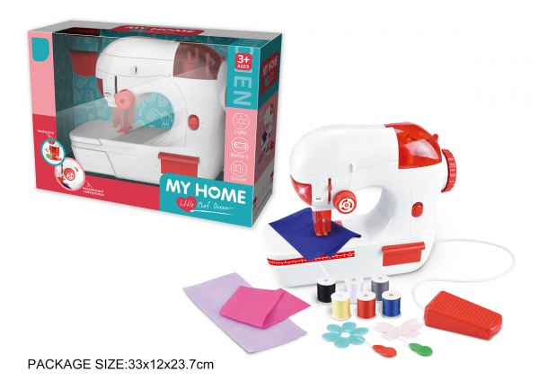 Electric Diy Plastic Toy Sewing Machine
