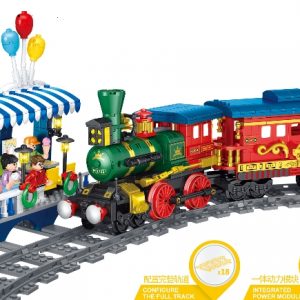 Steam Train Building Block Sets