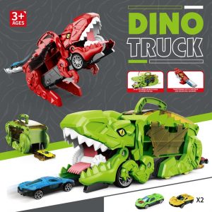 Dinosaur Swallowing Car Set