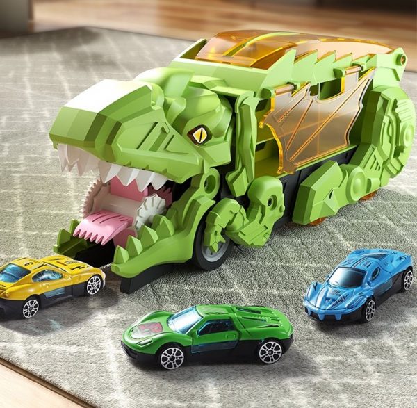 Dinosaur Swallowing Car Set - Image 2