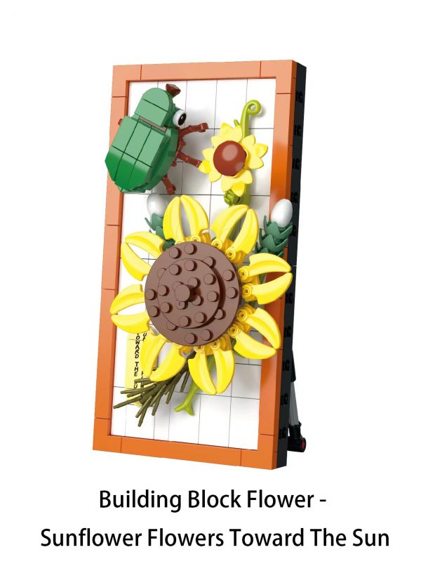 Building Block Flower - Sunflower Flowers Toward The Sun