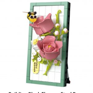 Building Block Flower - Steel Roses