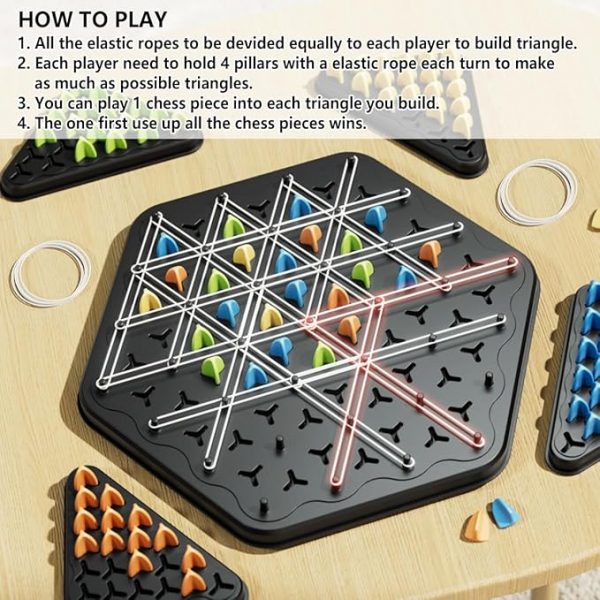 Chain Triangle Chess Game Triggle Game - Image 4