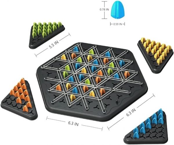 Chain Triangle Chess Game Triggle Game - Image 7