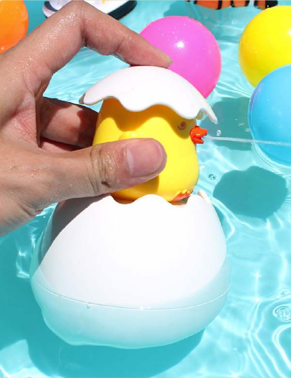 Duck Egg Penguin Egg Bath Water Spray Rain Baby Egg Bath Toys Kids Baby Bath Bath Toys Water Toys Boys Girls Gift - Image 7