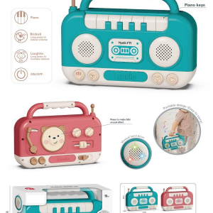 2024 Creative Early Education Electronic Organ Recorder Toys Cute Piano Keyboard Voice Recorder Musical Instrument Toys for Kids
