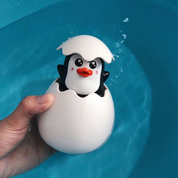 Duck Egg Penguin Egg Bath Water Spray Rain Baby Egg Bath Toys Kids Baby Bath Bath Toys Water Toys Boys Girls Gift - Image 5