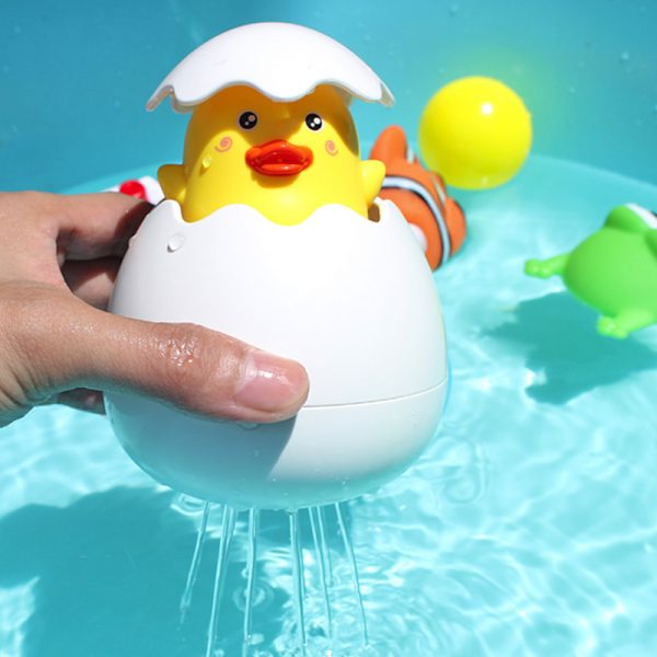 Duck Egg Penguin Egg Bath Water Spray Rain Baby Egg Bath Toys Kids Baby Bath Bath Toys Water Toys Boys Girls Gift - Image 4