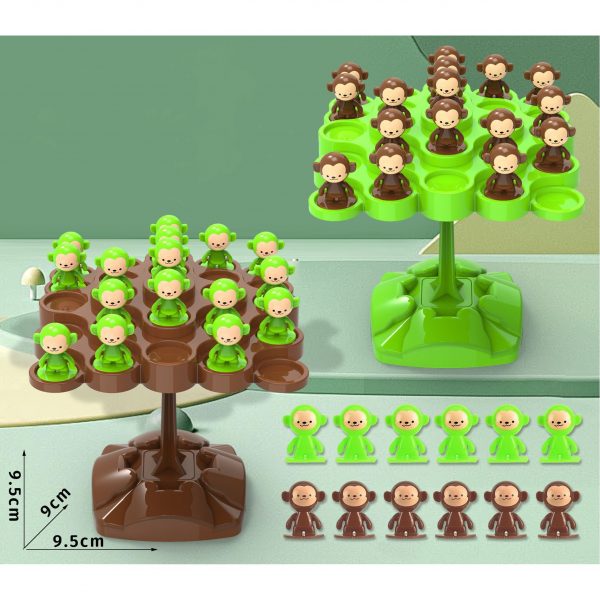 Mini Monkey Balance Tree Interaction Tabletop Game Montessori Math Toys - Image 4