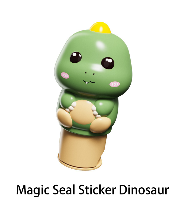 Children's hand account magic seal sticker toy boys and girls cartoon seamless waterproof stamp small dinosaur