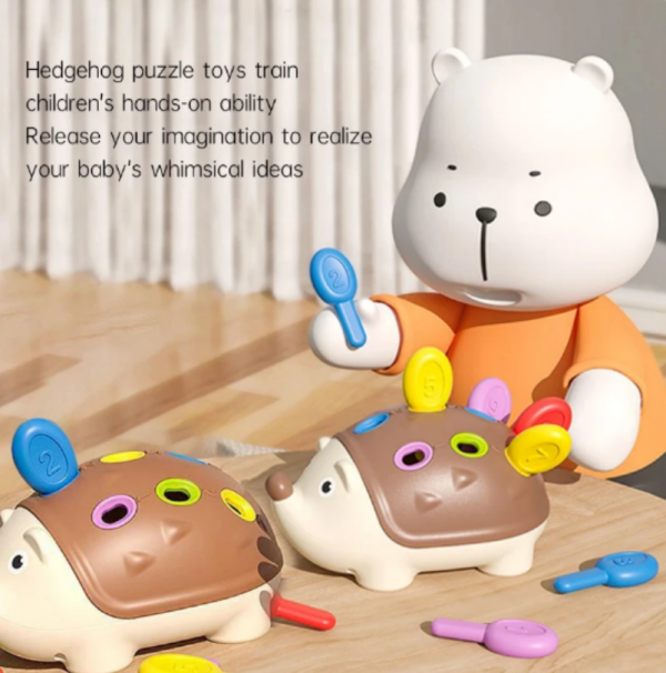 Hedgehog Learning & Montessori Educational Toy | Sensory Toys Gifts for 1 2 3 Year Old Boys Girls Babys Kids - Image 6