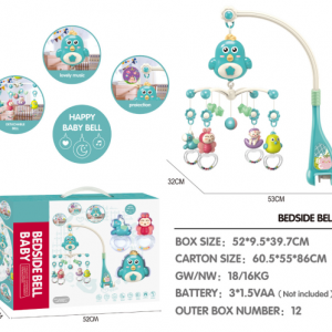 Kids Baby Musical Crib Mobile Hanging Toy Projector Lights Music Box Rotating Rattle Bed Bell Baby Toys Musical Mobile