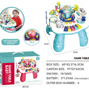 Musical Learning Activity Table Early Development Cute for Toddlers Birthday