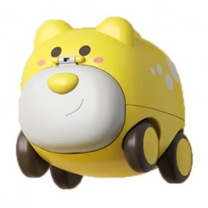 Cute Animal Shape Catapult Toy Car Press Type Ejection Vehicles Educational Learning Toys Cartoon Car Birthday Gifts For Kids