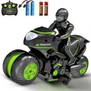 RC Motorcycle Remote Control Motorcycles,High Speed Rc Car Remote Control Car,2.4Ghz 360° Rotating Drift Stunt Car Motorbike for Kids Age 4,5,6,7,8 and Up Year Old