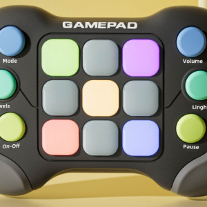 Fast Push Game Fidget Toys Handle, Upgraded Flashing Quick Press Games Pro for Kids, Speed Push Light Up Fidget Game, Educational Handheld Console Gamepad Toy for Boys, Girls