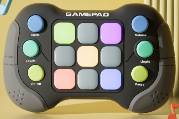 Fast Push Game Fidget Toys Handle, Upgraded Flashing Quick Press Games Pro for Kids, Speed Push Light Up Fidget Game, Educational Handheld Console Gamepad Toy for Boys, Girls