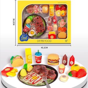 Mini Steak & Hamburger Play Set
