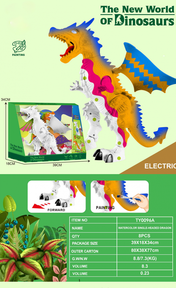 Electric Dinosaurs Painting Kit