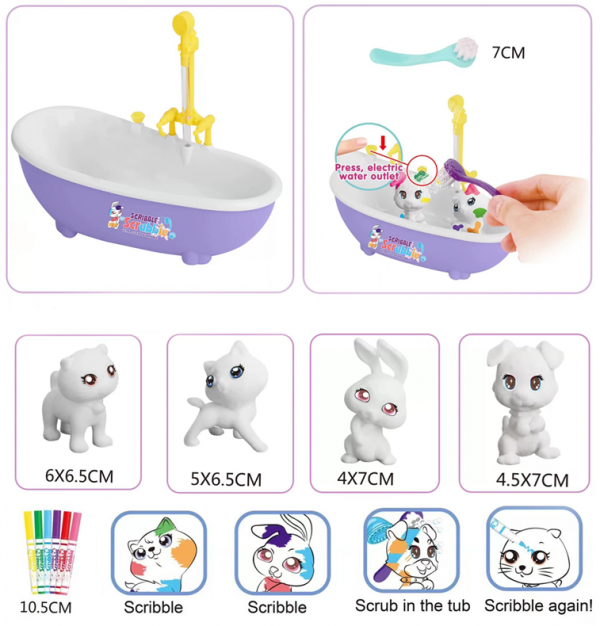 Scribble Scrubbie Pets Set - Image 4