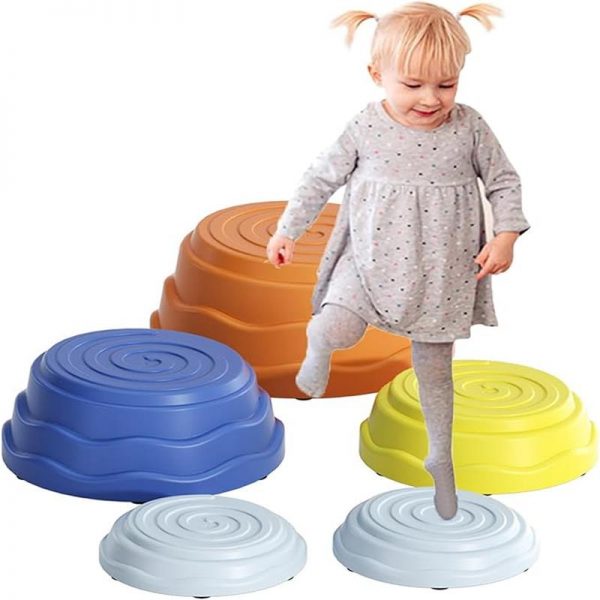 Stepping Stones Kids, 5pcs Stackable Balance Stepping Stone Training Set, with Anti-Slip Design - Image 2