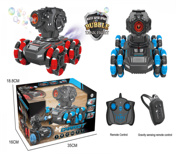 Remote Control Stunt Car with Bubble Gun