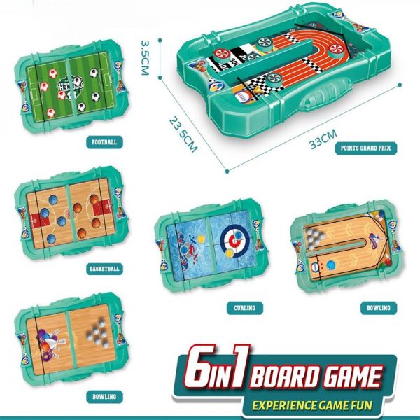 Board Game Dinosaur 6-in-1