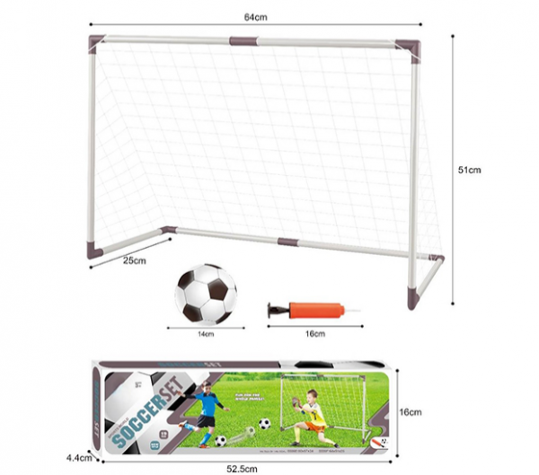 Double Goal Soccer Goal Set Single Goal Soccer Goal Set - Image 4