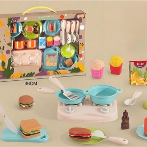 Children's play kitchen toy set