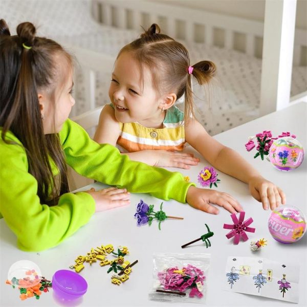 Easter Eggs with Bouquet Building Blocks - Image 3