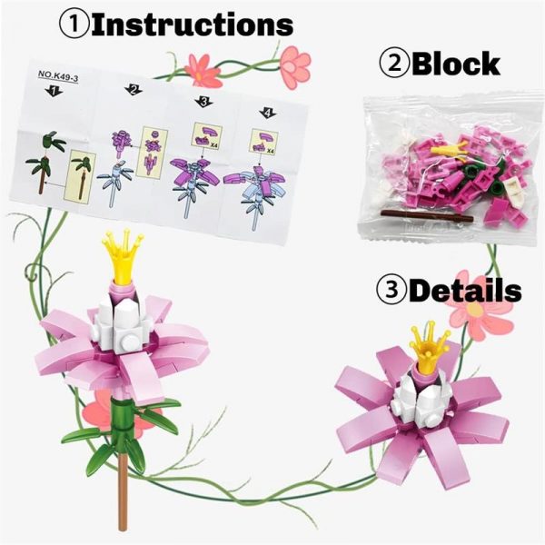 Easter Eggs with Bouquet Building Blocks - Image 4