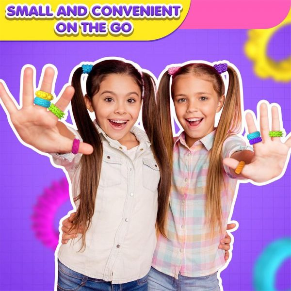 Fidget Sensory Ring Toy Set - Image 2