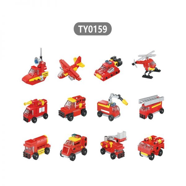Fire Resue Building Block Toy