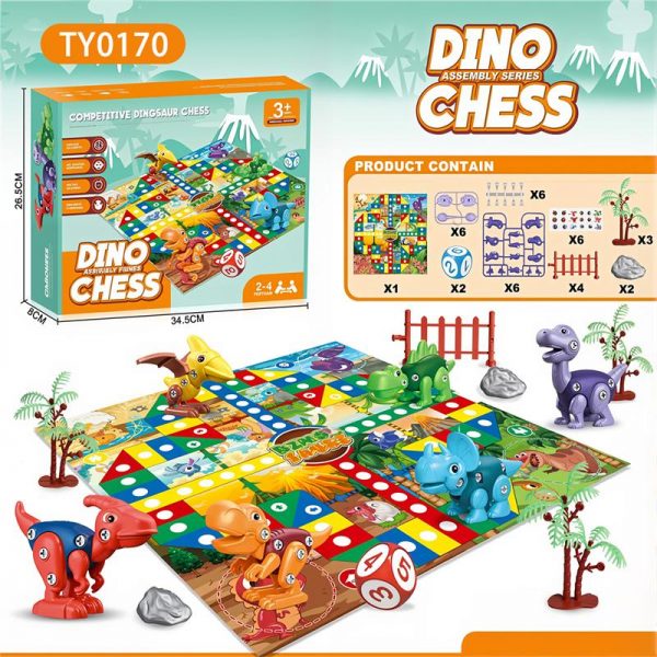 Dinosaur Flying Chess Set