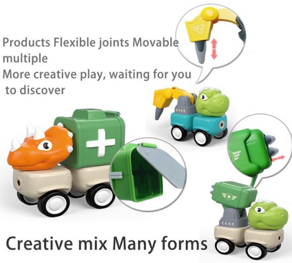 Magnetic Cartoon Assembly 4pcs Set - Image 5