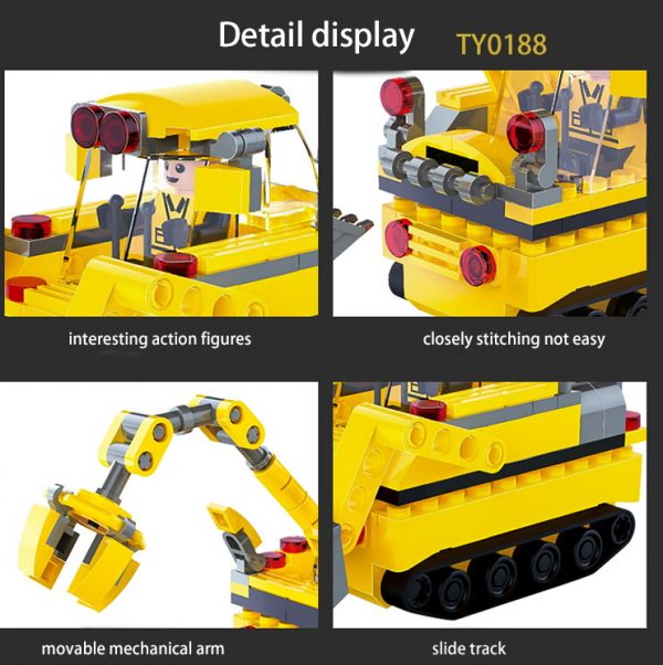 Line-drawing Induction Engineering Vehicle (DIY building block ) - Image 4