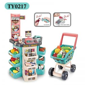 Supermarket shopping toy set