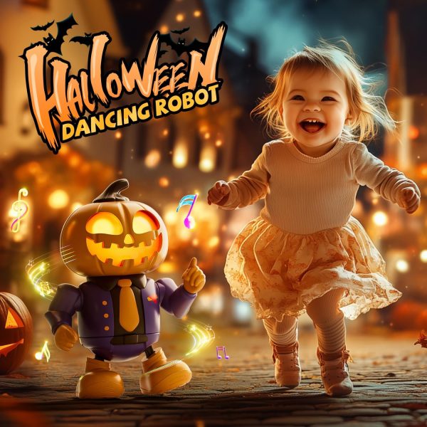 Halloween Robot Pumpkin Toy - Image 3