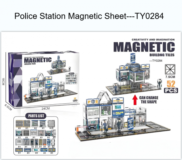 Police Station Magnetic Sheet