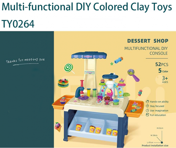 Multi-functional DlY Colored Clay Toys