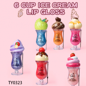 6 Cup Ice Cream Lip Gloss