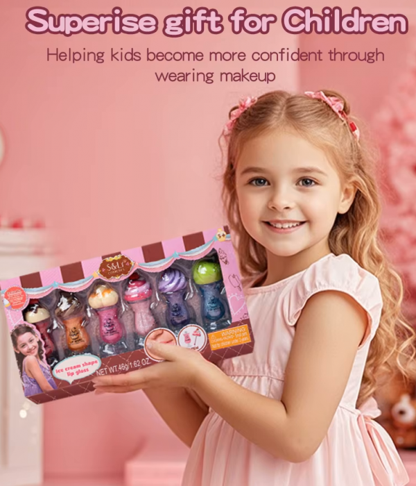 6 Cup Ice Cream Lip Gloss - Image 3