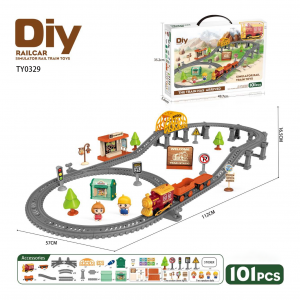 DIY Simulator Rail Train Toys