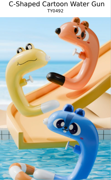 C-Shaped Cartoon Water Gun