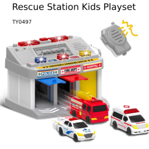 Rescue Station Kids Playset