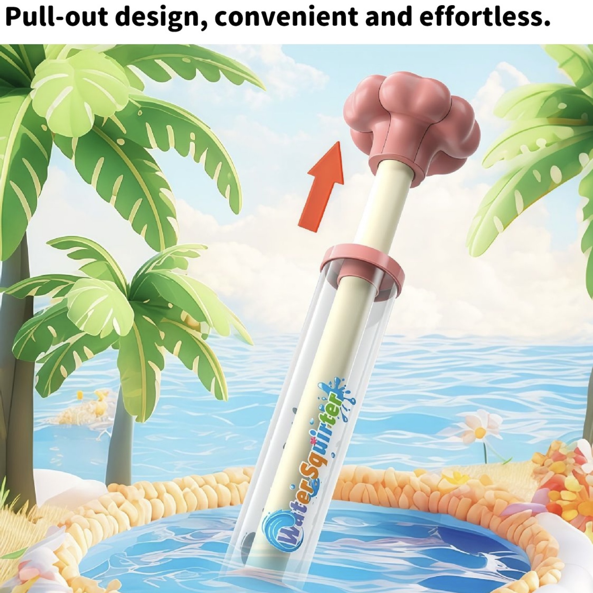 Pull-Out Water Gun Toy - Image 2