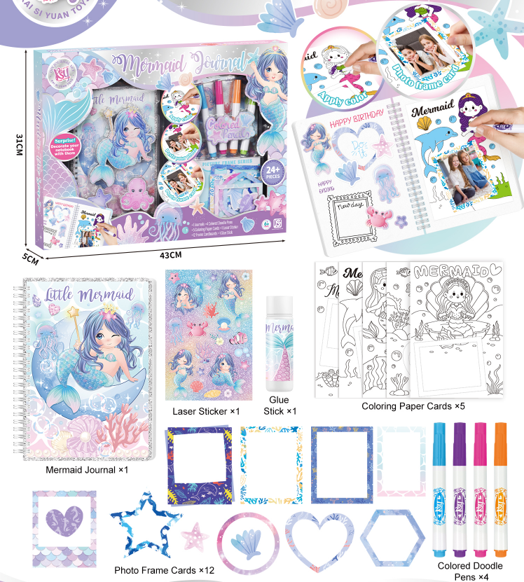 Mermaid Diary Notebook