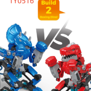 Hydraulic boxing against dinosaurs