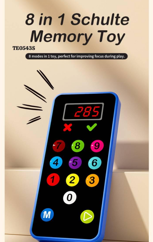 8-in-1 Schulte Memory Toy