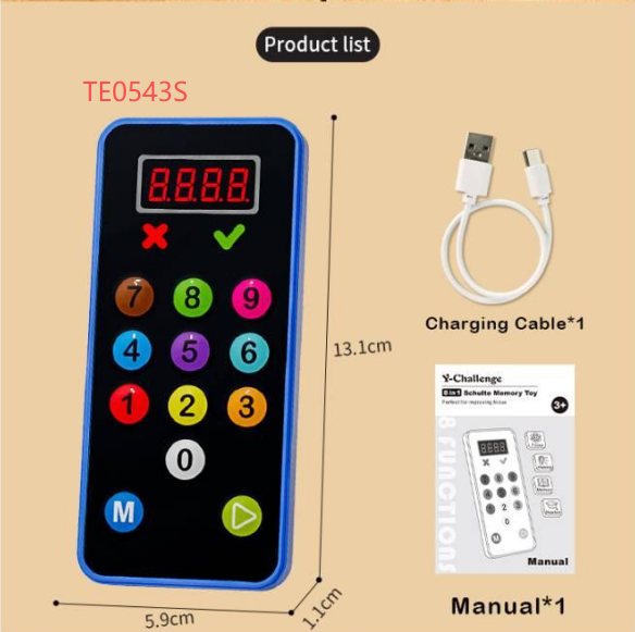 8-in-1 Schulte Memory Toy - Image 2